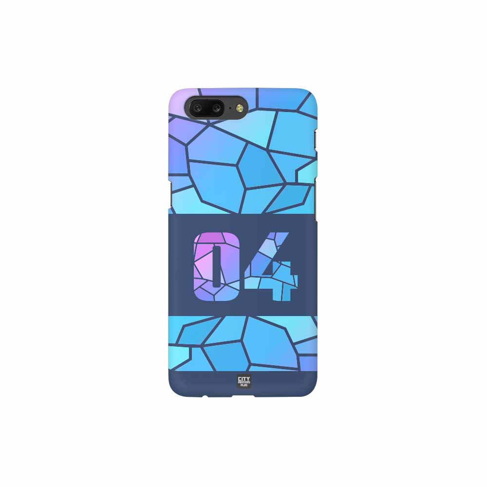 04 Number Mobile Case Cover (Navy Blue)
