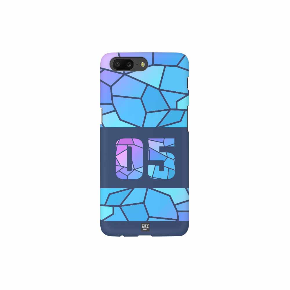 05 Number Mobile Case Cover (Navy Blue)