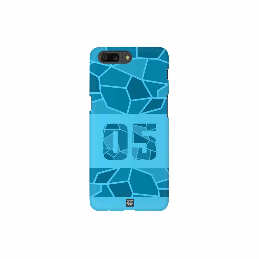 05 Number Mobile Case Cover (Sky Blue)