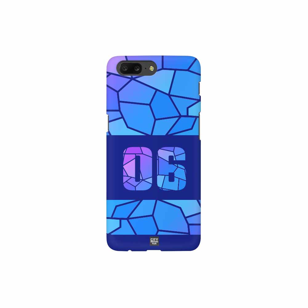 06 Number Mobile Case Cover (Royal Blue)