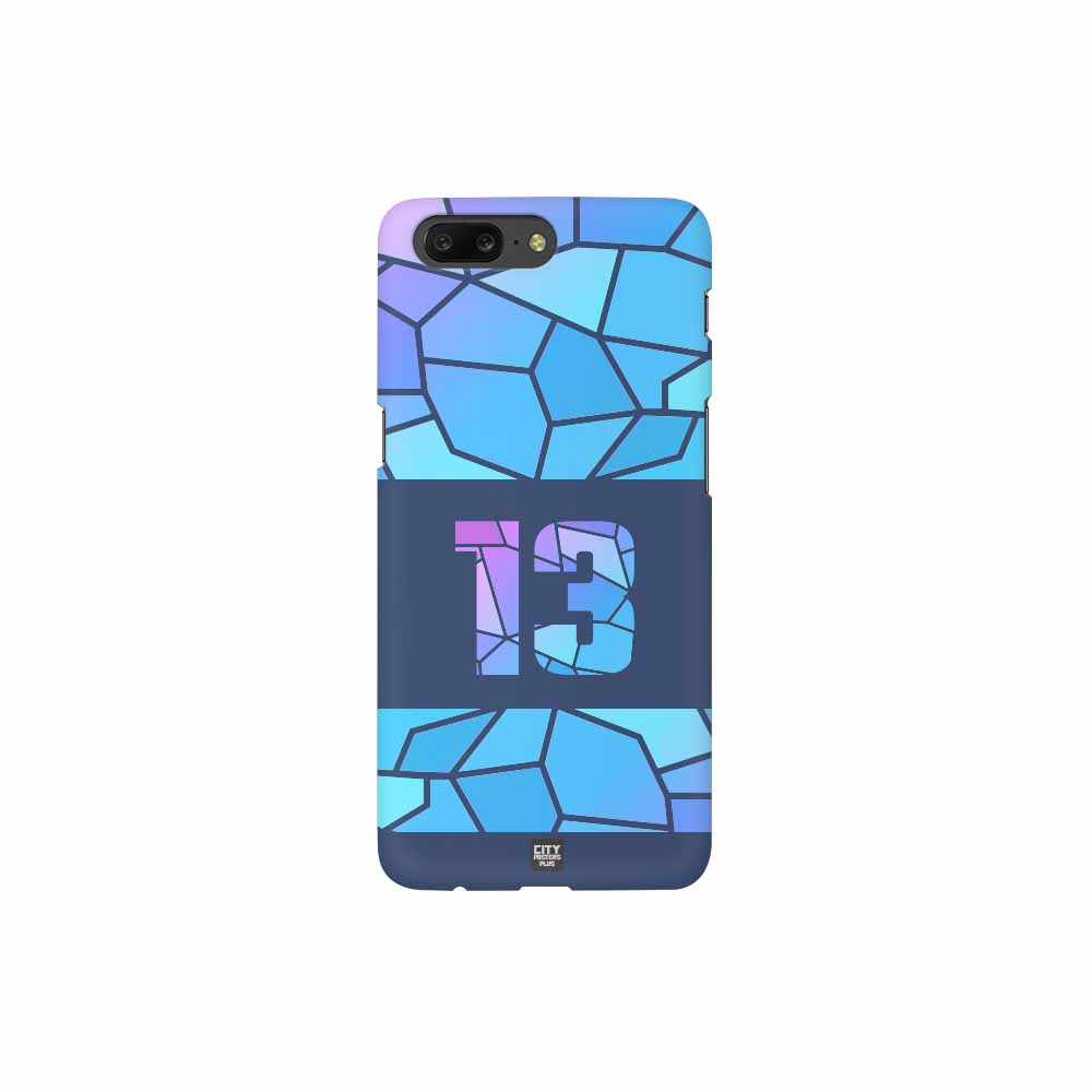 13 Number Mobile Case Cover (Navy Blue)