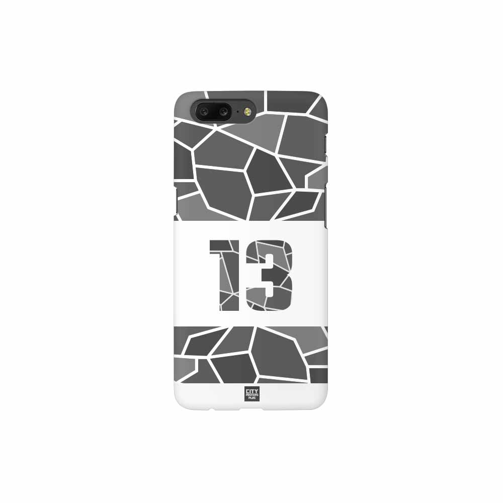 13 Number Mobile Case Cover (White)