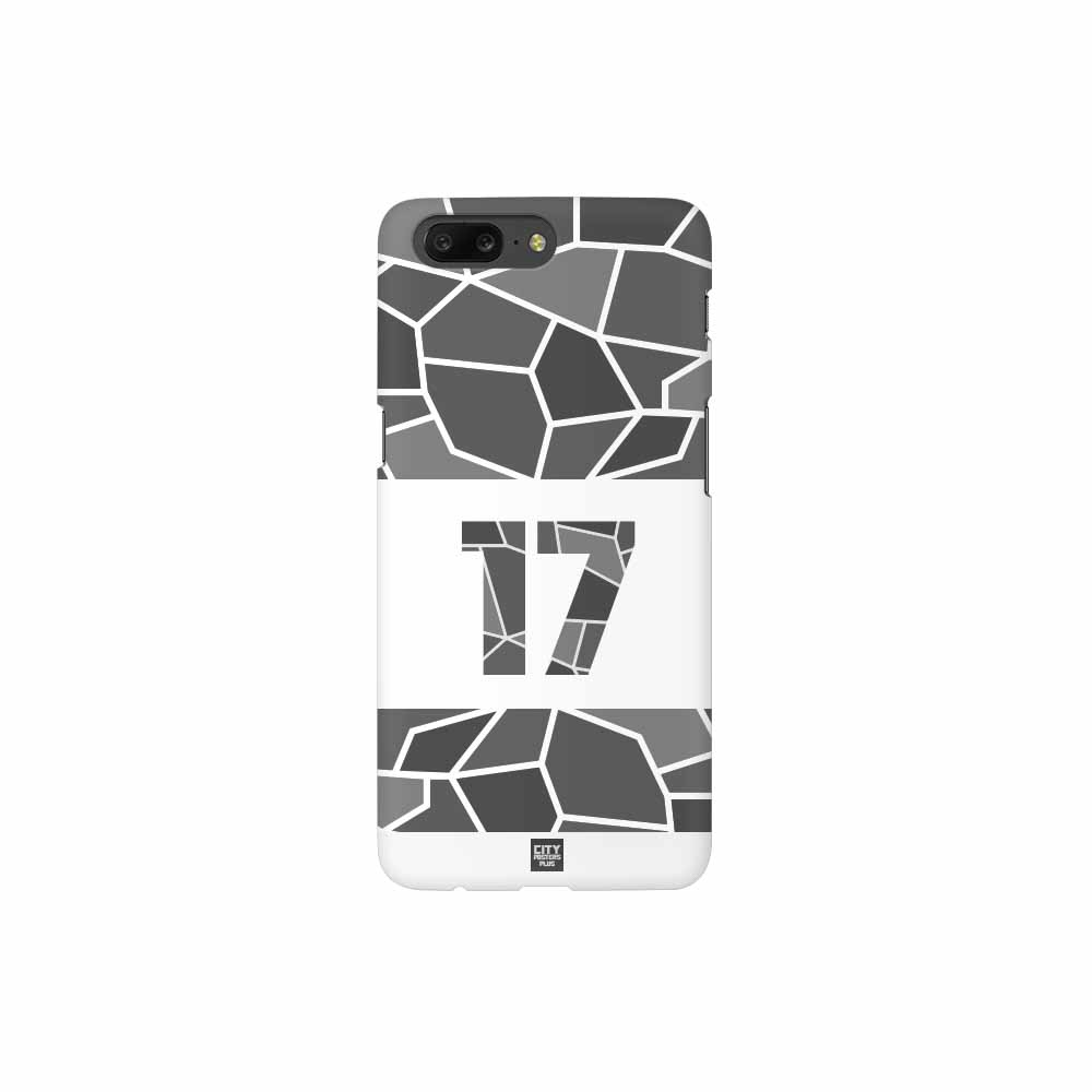 17 Number Mobile Case Cover (White)