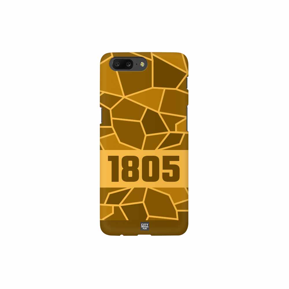 1805 Year Mobile Case Cover (Golden Yellow)