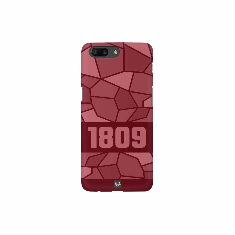 1809 Year Mobile Case Cover (Maroon)