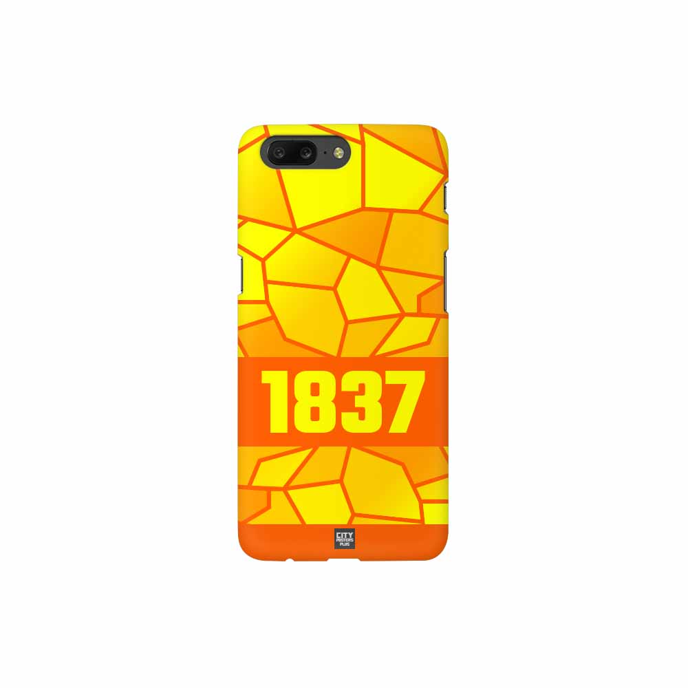 1837 Year Mobile Case Cover (Orange)