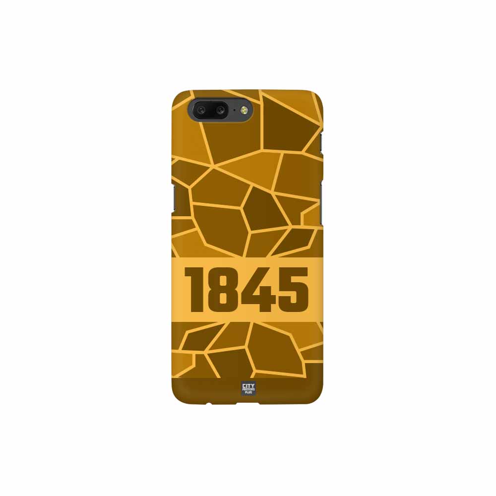 1845 Year Mobile Case Cover (Golden Yellow)