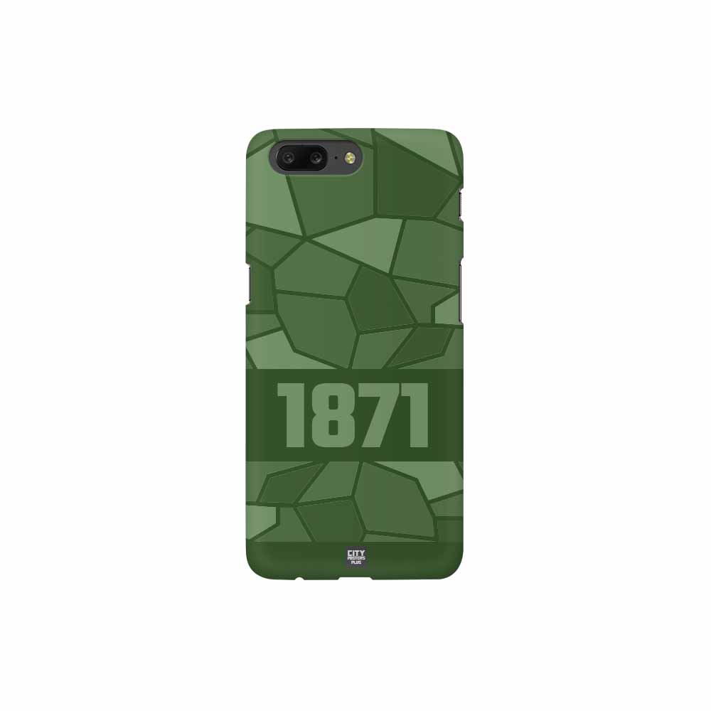 1871 Year Mobile Case Cover (Olive Green)