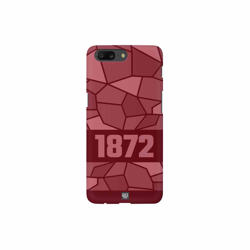 1872 Year Mobile Case Cover (Maroon)