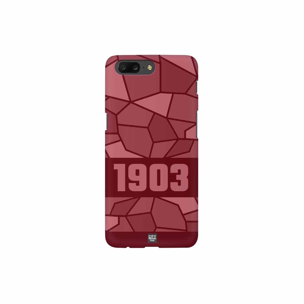 1903 Year Mobile Case Cover (Maroon)