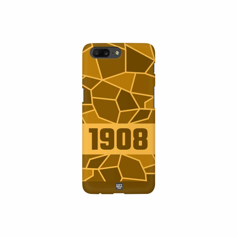 1908 Year Mobile Case Cover (Golden Yellow)