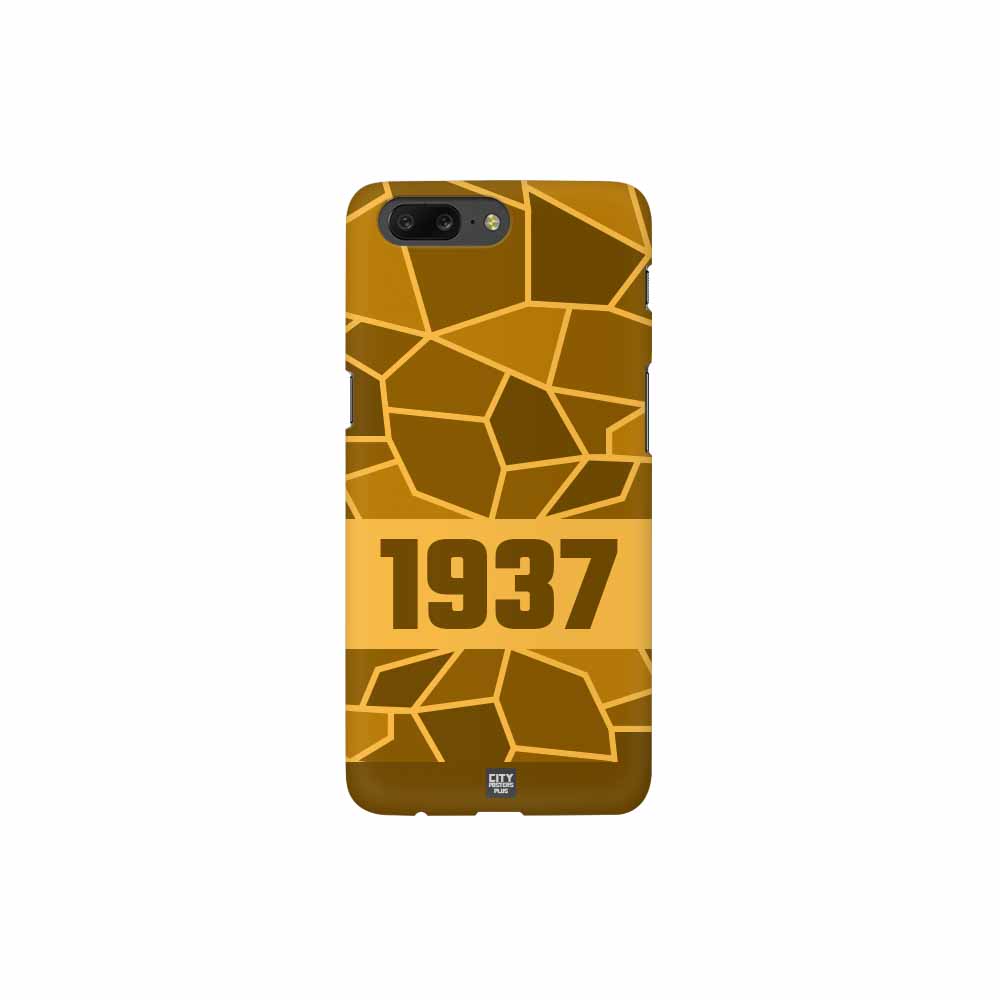 1937 Year Mobile Case Cover (Golden Yellow)