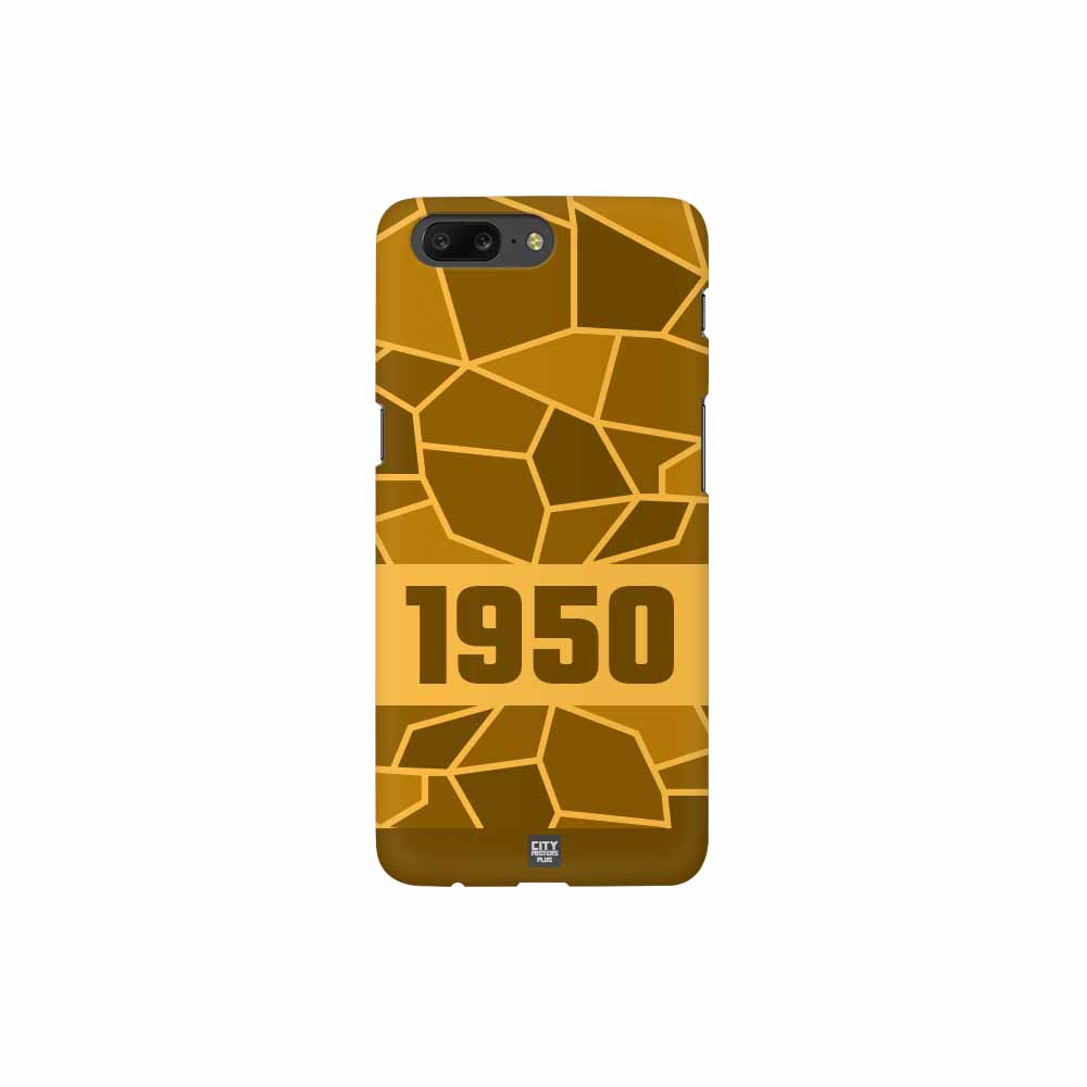 1950 Year Mobile Case Cover (Golden Yellow)