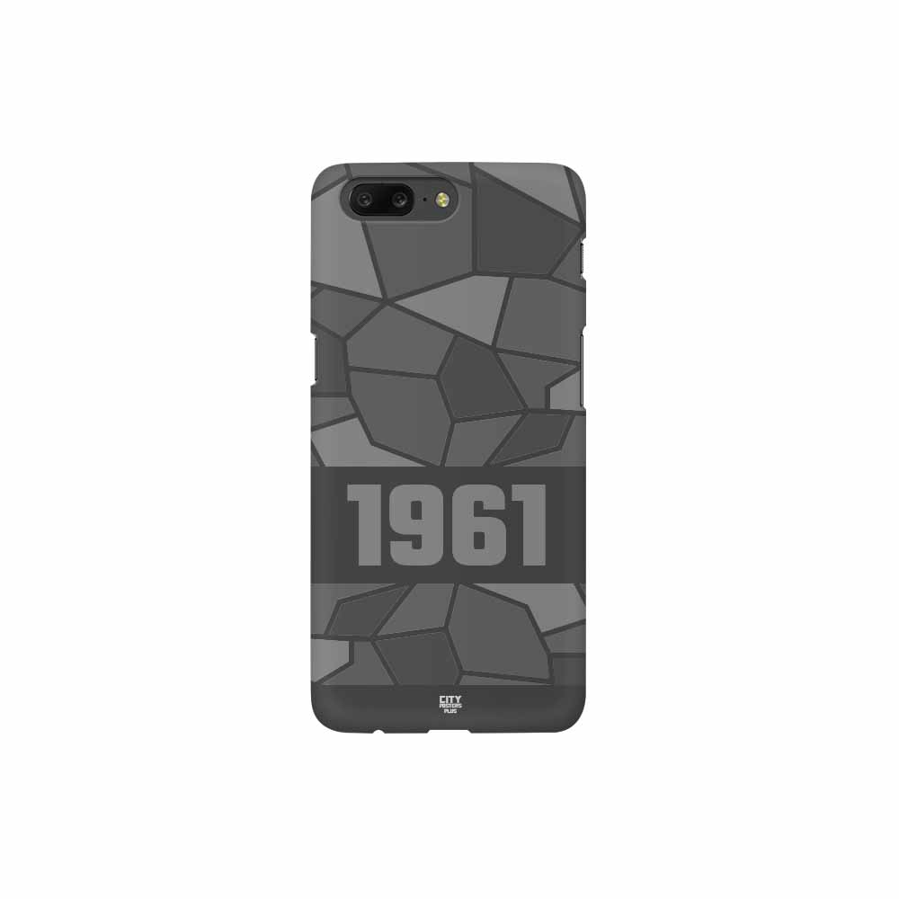 1961 Year Mobile Case Cover (Charcoal Grey)