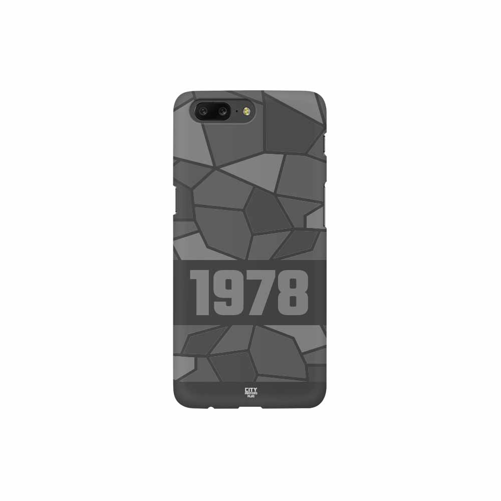1978 Year Mobile Case Cover (Charcoal Grey)