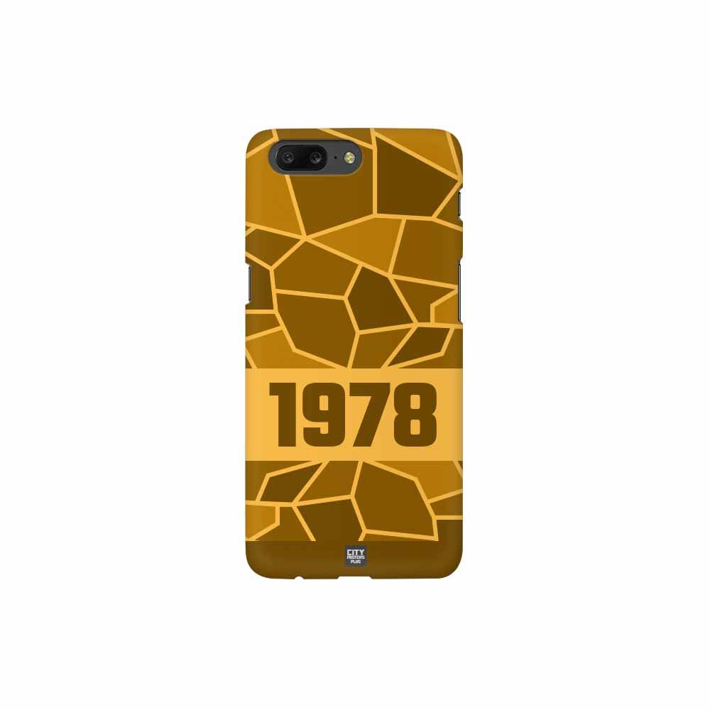 1978 Year Mobile Case Cover (Golden Yellow)