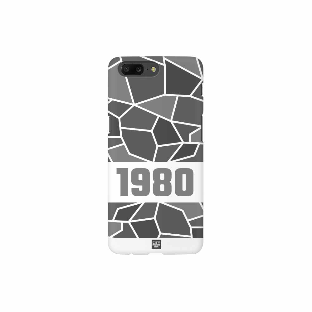1980 Year Mobile Case Cover (White)