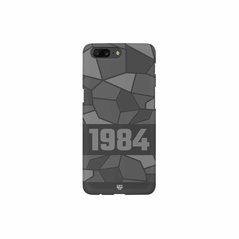 1984 Year Mobile Case Cover (Charcoal Grey)