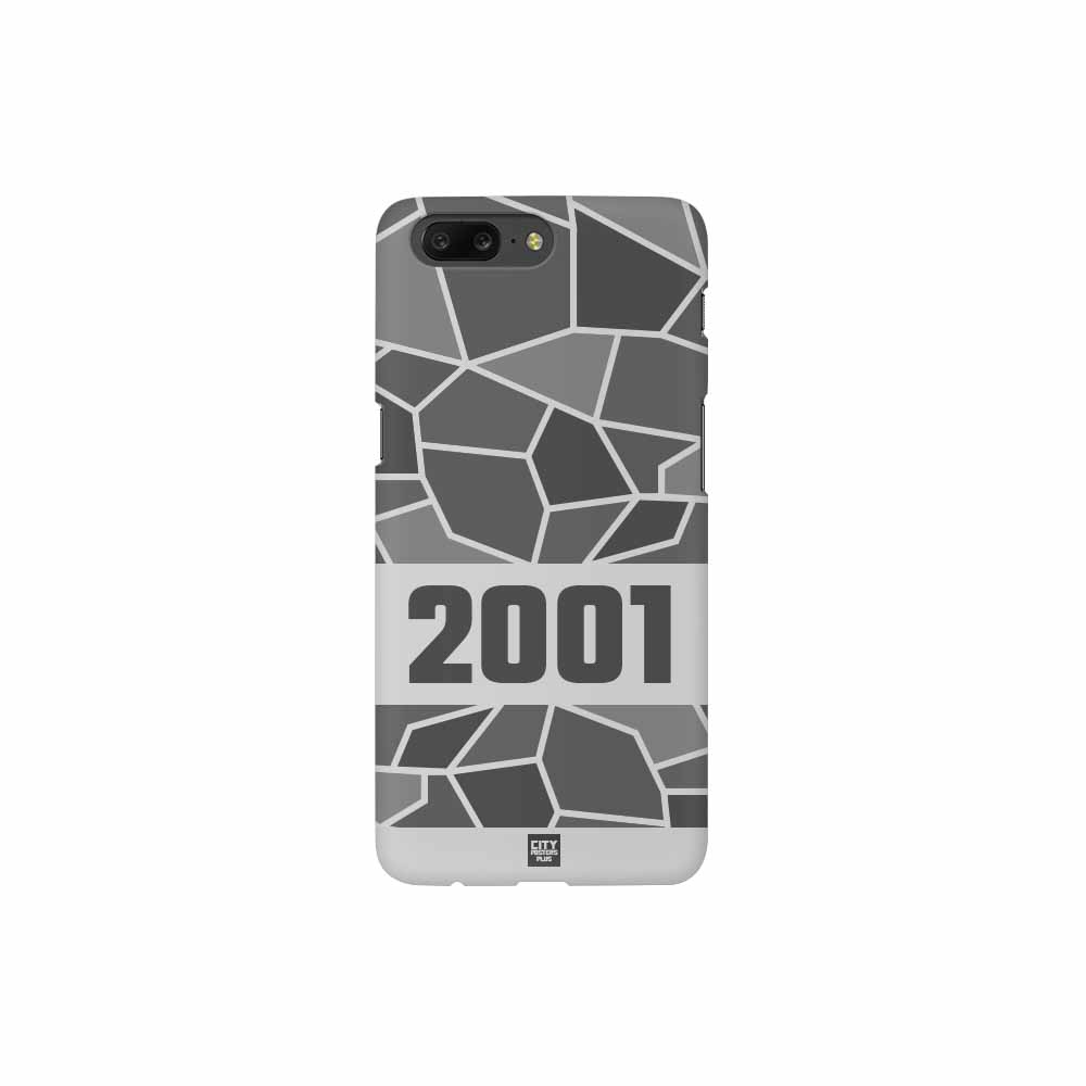 2001 Year Mobile Case Cover (Melange Grey)