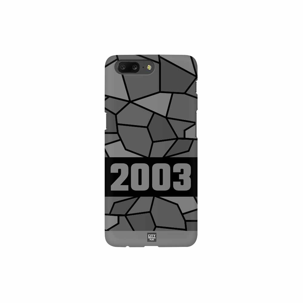 2003 Year Mobile Case Cover (Black)