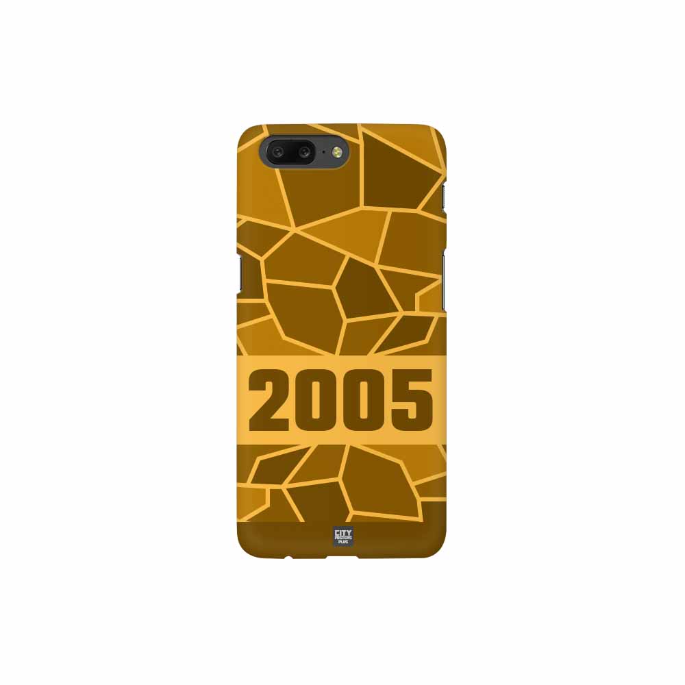 2005 Year Mobile Case Cover (Golden Yellow)