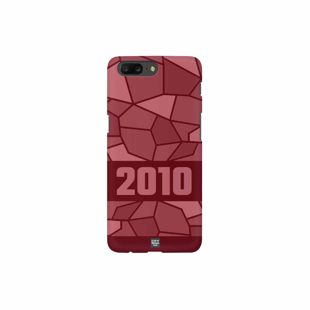 2010 Year Mobile Case Cover (Maroon)