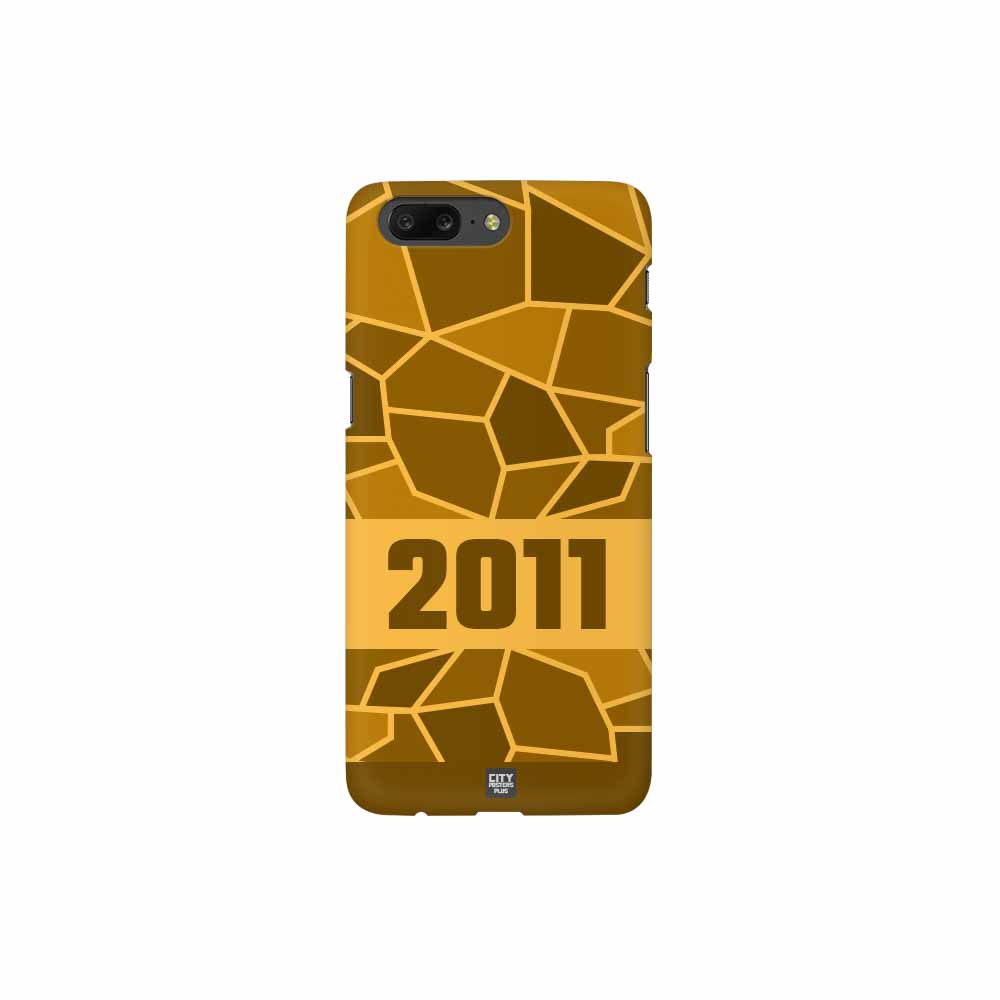 2011 Year Mobile Case Cover (Golden Yellow)
