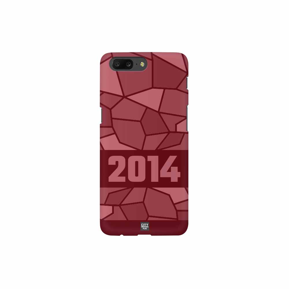 2014 Year Mobile Case Cover (Maroon)