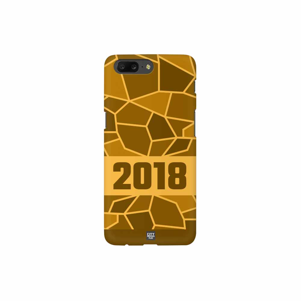 2018 Year Mobile Case Cover (Golden Yellow)