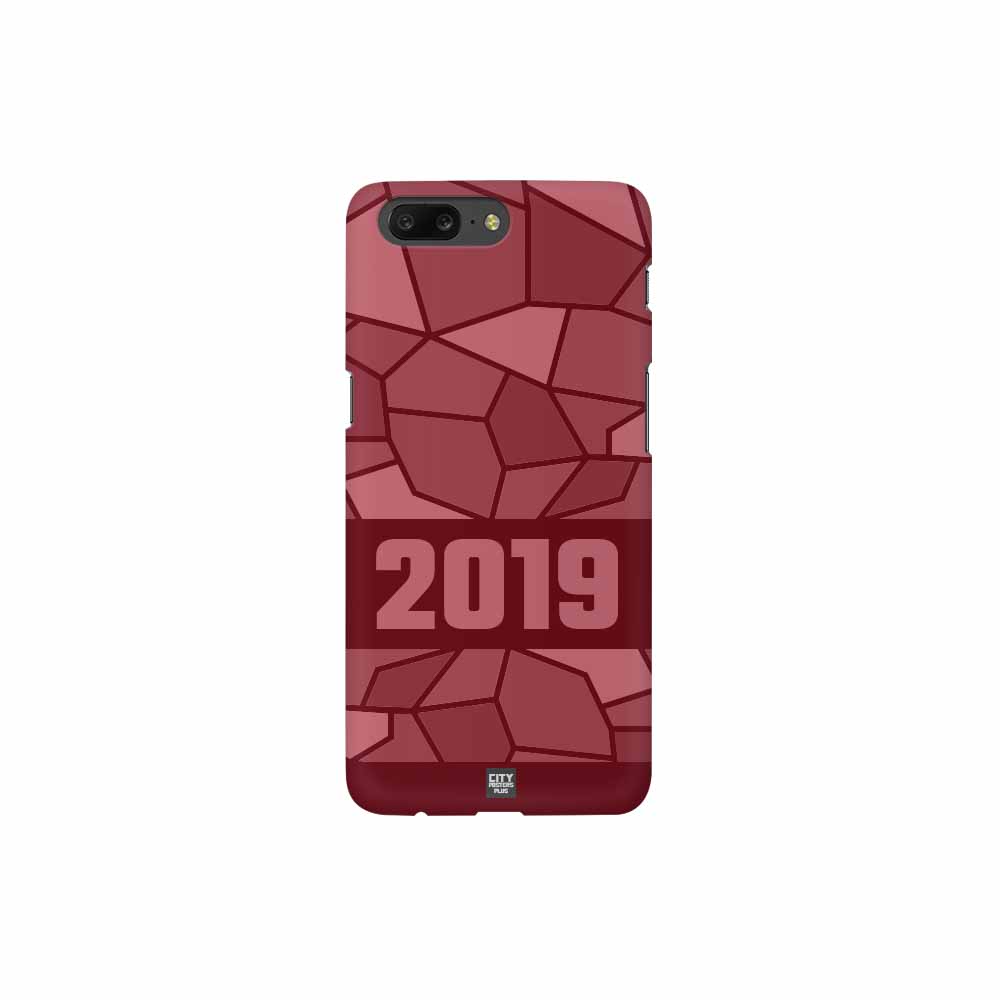 2019 Year Mobile Case Cover (Maroon)