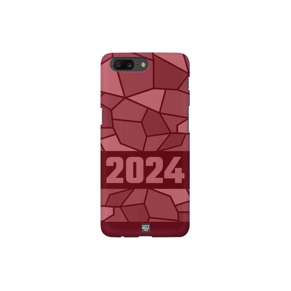 2024 Year Mobile Case Cover (Maroon)