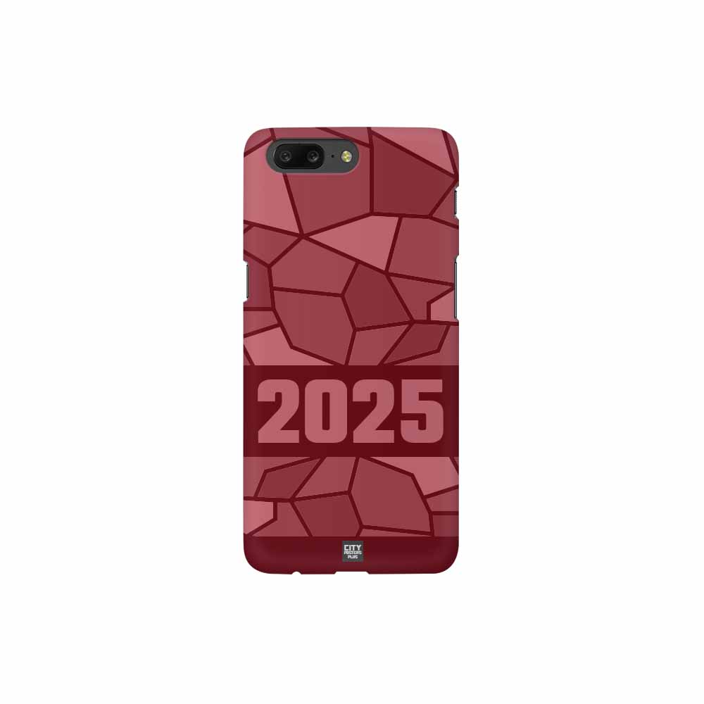 2025 Year Mobile Case Cover (Maroon)