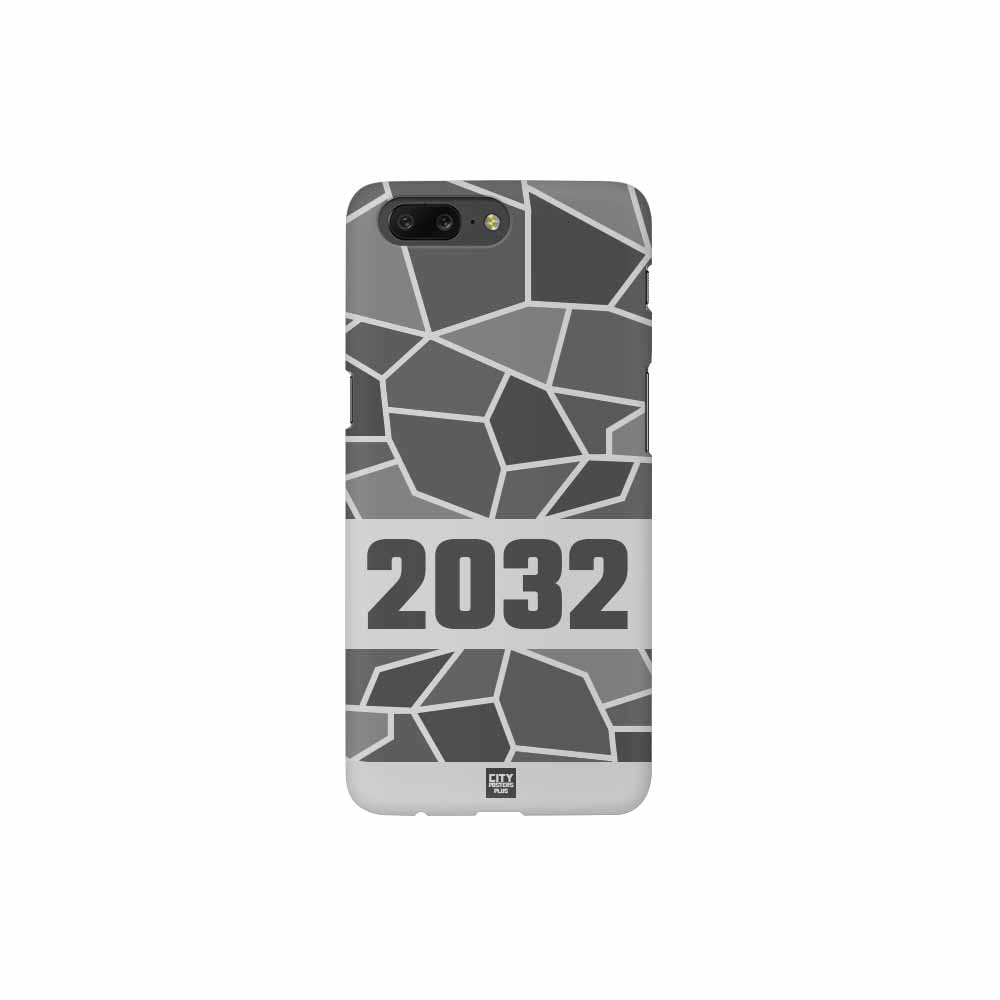 2032 Year Mobile Case Cover (Melange Grey)
