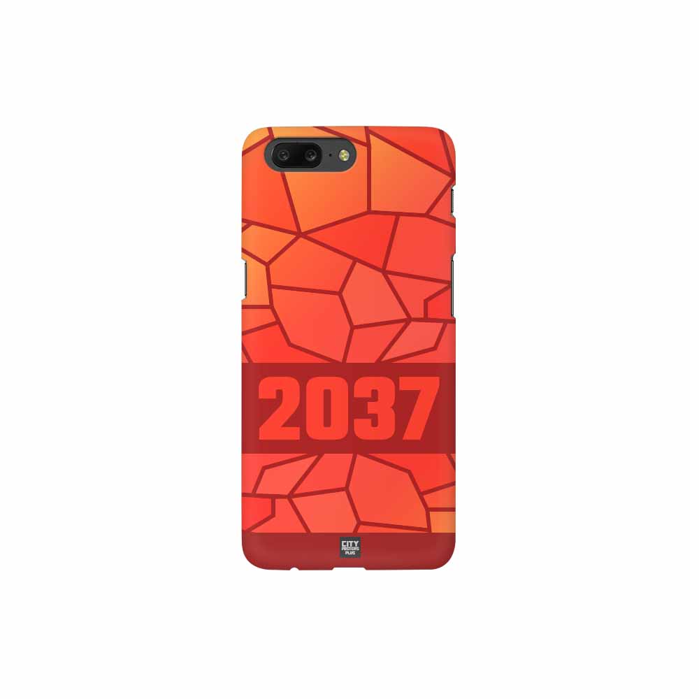 2037 Year Mobile Case Cover (Red)