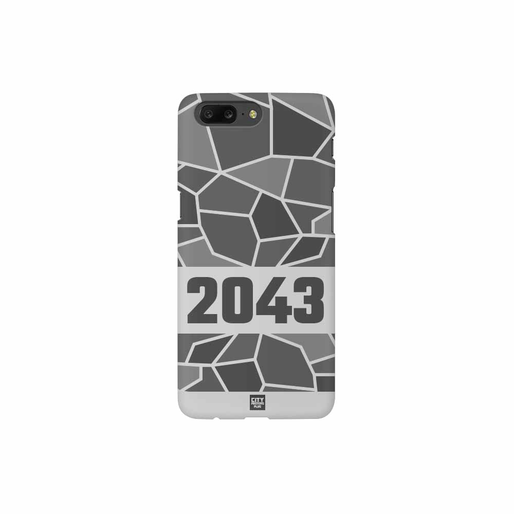 2043 Year Mobile Case Cover (Melange Grey)
