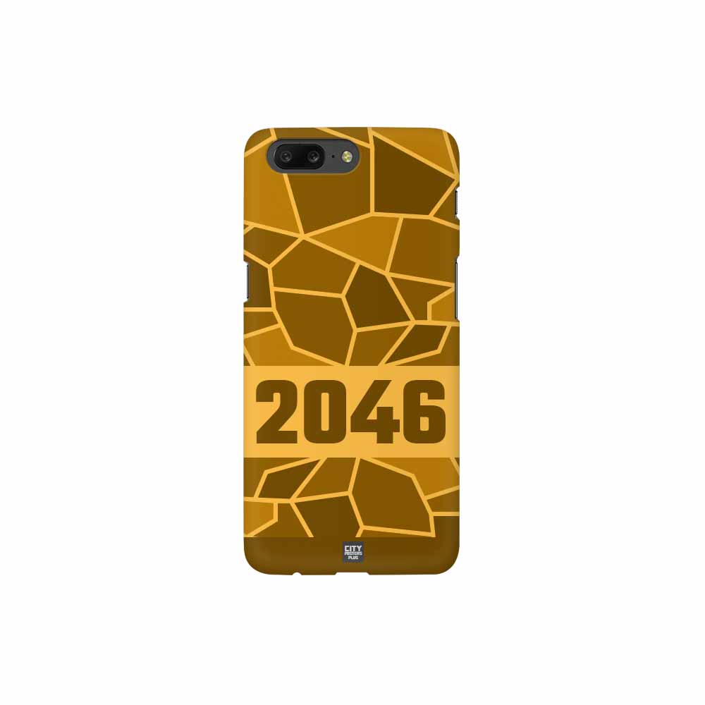 2046 Year Mobile Case Cover (Golden Yellow)