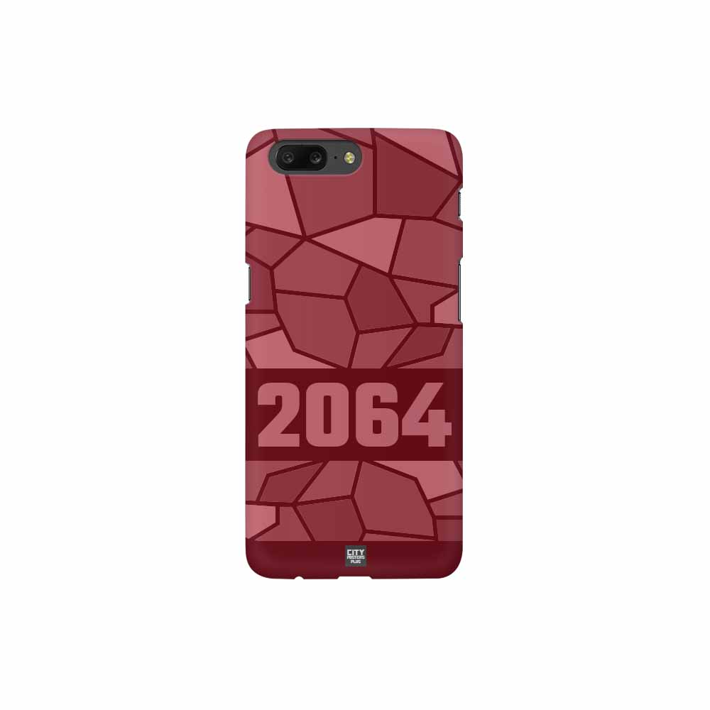 2064 Year Mobile Case Cover (Maroon)
