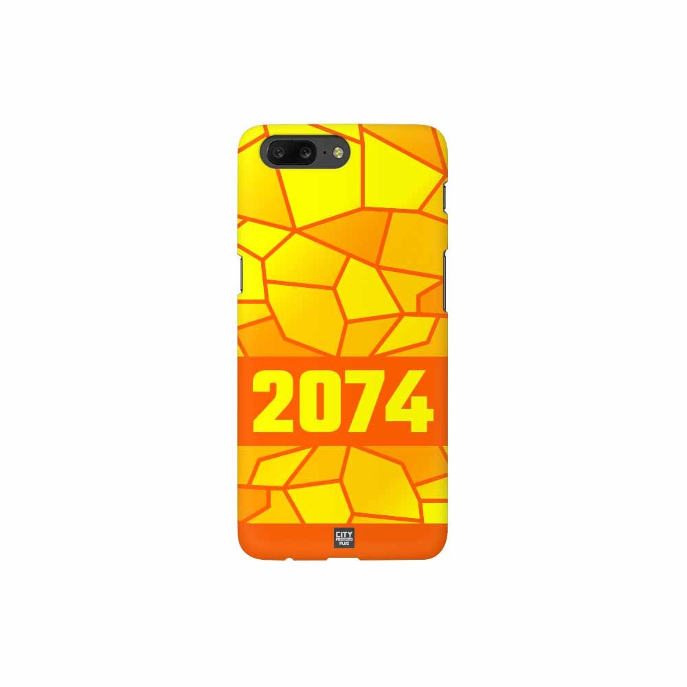 2074 Year Mobile Case Cover (Orange)