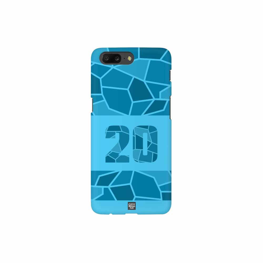 20 Number Mobile Case Cover (Sky Blue)