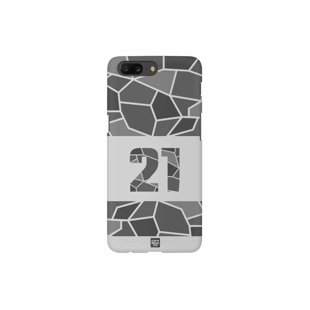 21 Number Mobile Case Cover (Melange Grey)