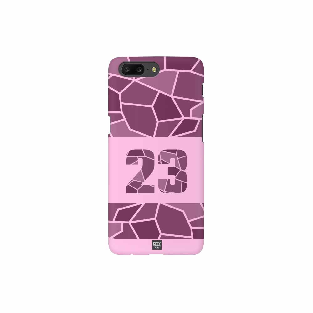 23 Number Mobile Case Cover (Light Pink)