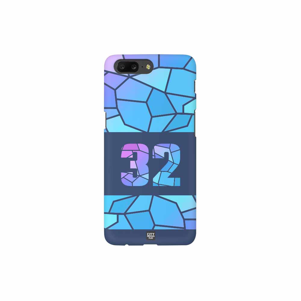 32 Number Mobile Case Cover (Navy Blue)