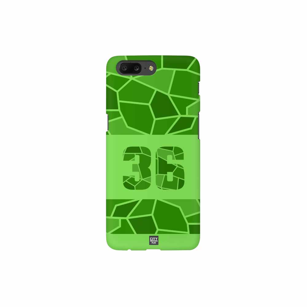 36 Number Mobile Case Cover (Liril Green)