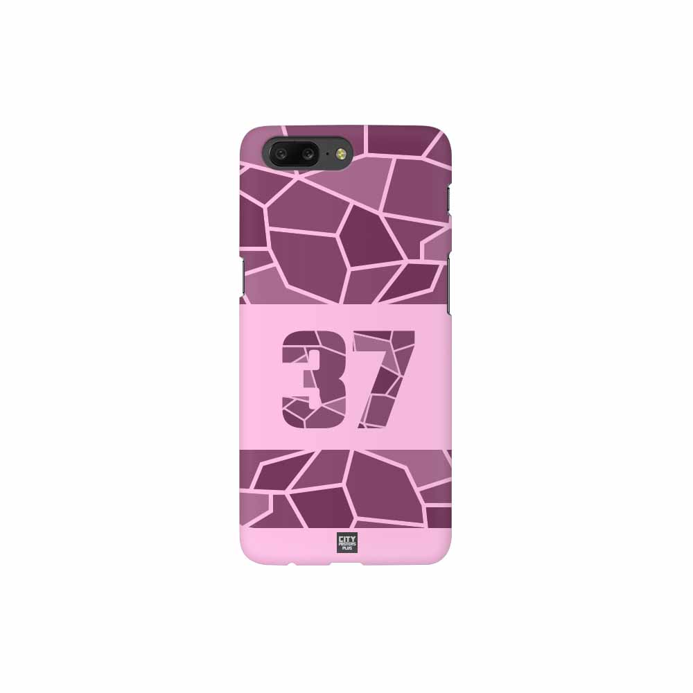 37 Number Mobile Case Cover (Light Pink)