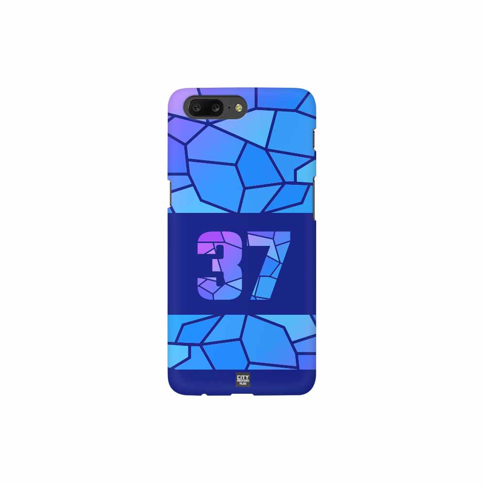 37 Number Mobile Case Cover (Royal Blue)
