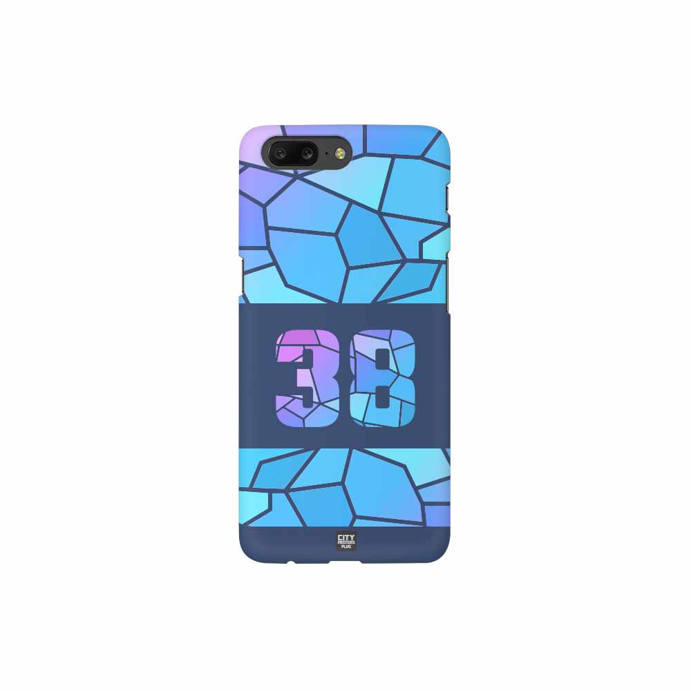 38 Number Mobile Case Cover (Navy Blue)
