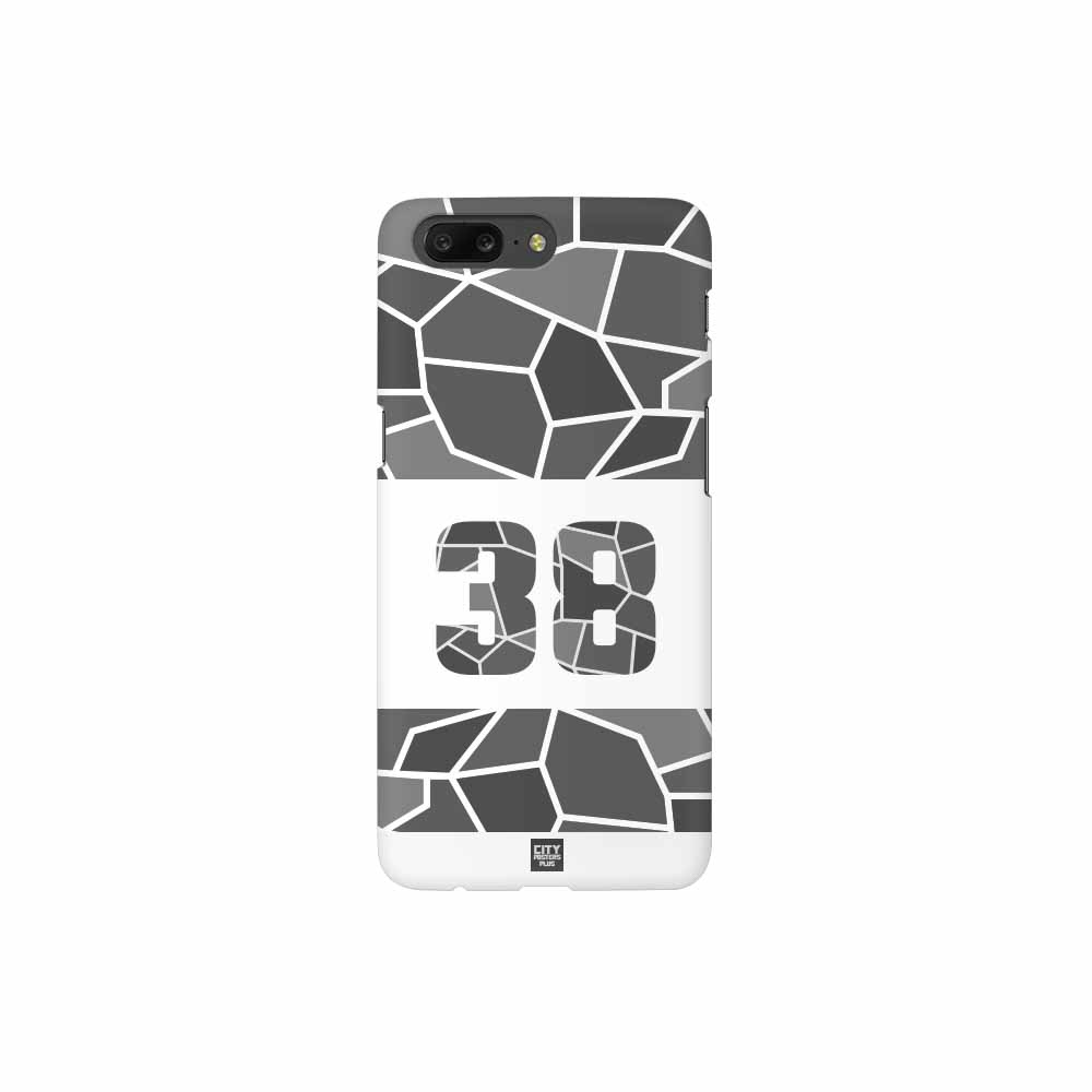 38 Number Mobile Case Cover (White)