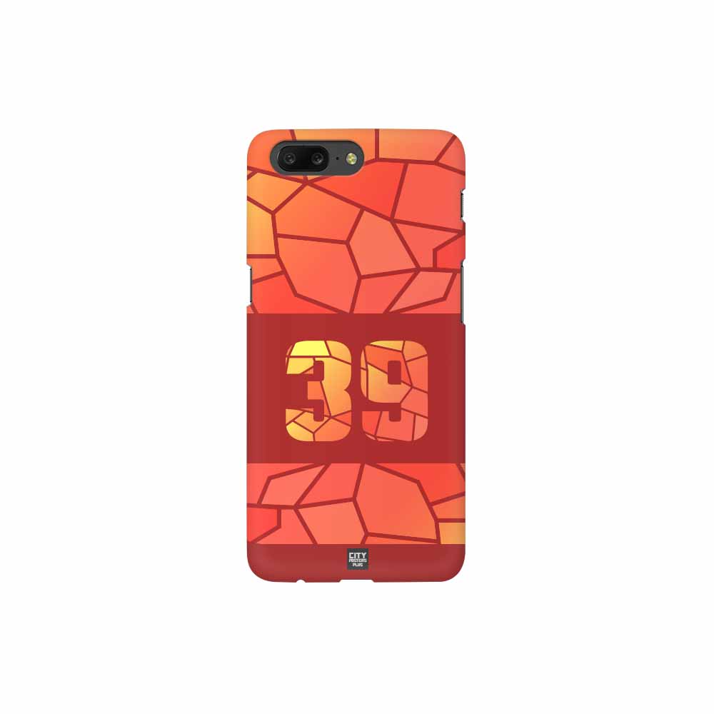 39 Number Mobile Case Cover (Red)