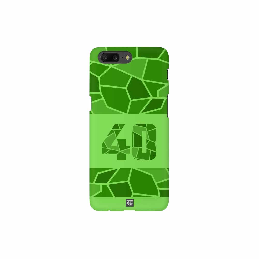 40 Number Mobile Case Cover (Liril Green)