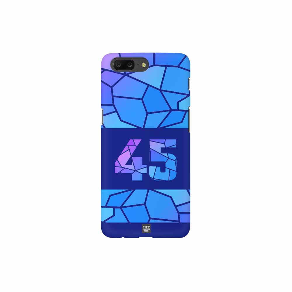 45 Number Mobile Case Cover (Royal Blue)